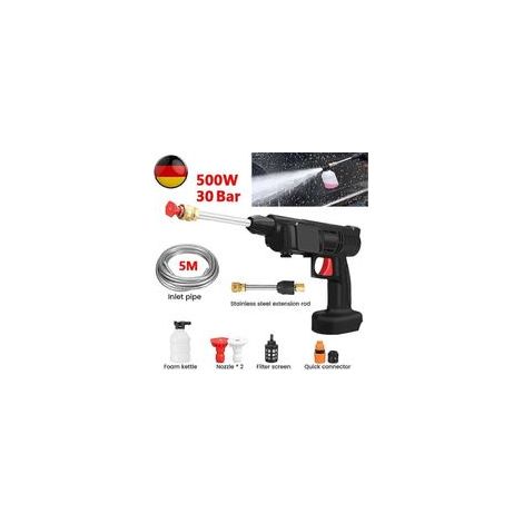 Machine de lavage de voiture portable sans fil avec pistolet à eau haute pression pour le nettoyage par pulvérisation, (1/5)