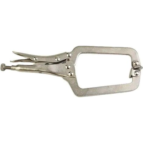 Pinzas En C - Acero Cromo Vanadio - 25 Cm - Apertura 5 Cm - Para Tuberías Y Fontanería - 1 Unidad (1/5)