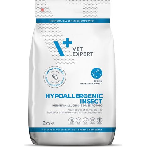 VET EXPERT Veterinary Diet Hypoallergenic Insect Dog - dry dog food - 2 kg (1/4)