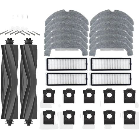 Repuestos para aspiradora robot, filtro HEPA, paño de limpieza lavable, 32 piezas (1/2)