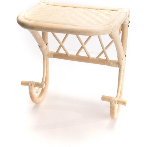 Amadeus - Étagère porte-manteaux en rotin L30 cm (1/2)