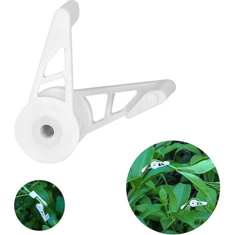 Set di 60 ganci per piante – regolabili a 360° – piega-rami – clip di supporto – alberi da frutto, fiori – giardinaggio