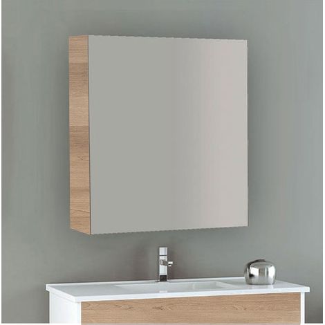 Mobile a specchio per mobili da bagno ALLSTONE 9 colori e 4 dimensioni disponibili. Steppa 60 cm (1/3)