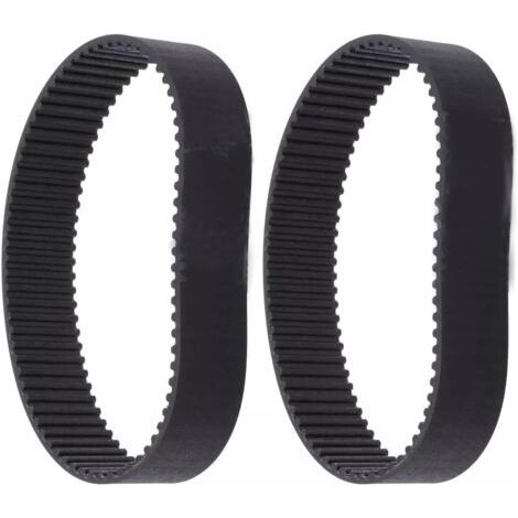 HTD 225-3M-17 75 Lot de 2 courroies haute résistance compatibles avec Bosch PBS75A-GBS75A-GBS75AE, Silvercrest, Parkside Pebs 900 (1/5)