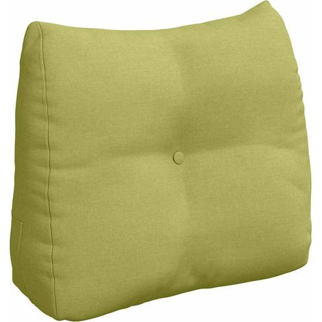 Coussin de Dos Vert clair 60 x 24 x 50 cm tissu
