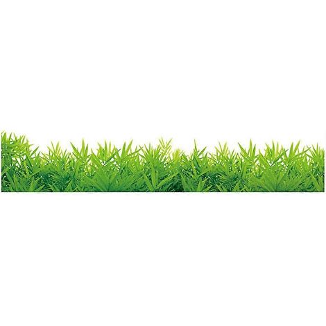 Sticker mural gazon vert amovible, décoration murale adhésive pour chambre d'enfant, salon, chambre à coucher ou bureau-70.00X50.00X0.20CM-Green (1/2)