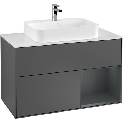 Villeroy & Boch G371HGGK Meuble sous-lave-mains Finion G37 (1/2)