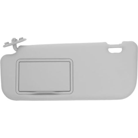 Pare-soleil gauche pour voiture avec miroir intégré, protection solaire avancée, installation facile, PVC ABS, gris, modèles Levin 2014-2018 (1/2)
