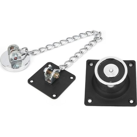 Butée de porte électromagnétique 12 V/24 V, ventouse puissante de 60 kg, 4 fils, pour portes coupe-feu (1/5)