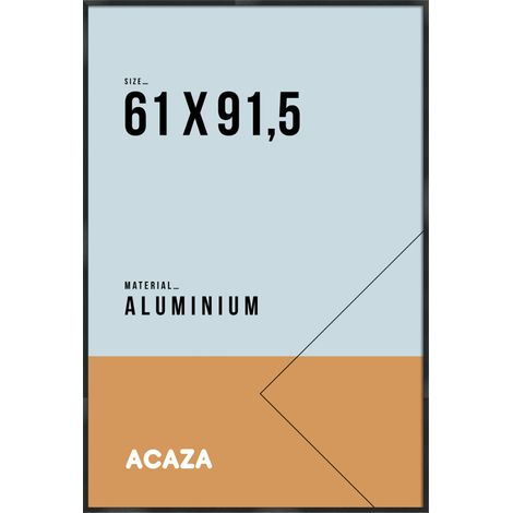 Cadre photo - solid aluminium - 61 x 91,5 cm - noir (1/5)