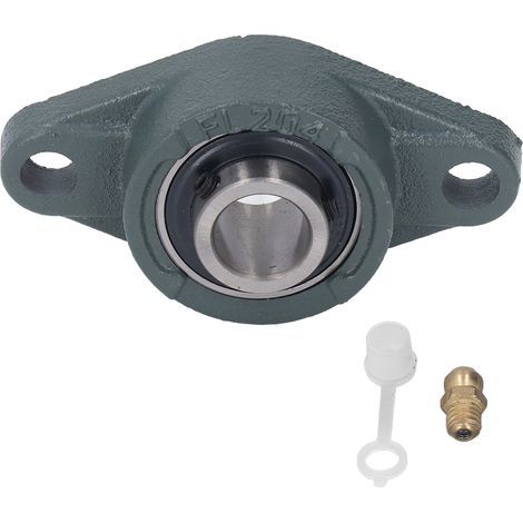 Stehlager mit Flanschbefestigung, geringe Reibung, geringes Geräusch, für industrielle Anwendungen, 20 mm Innendurchmesser (1/5)
