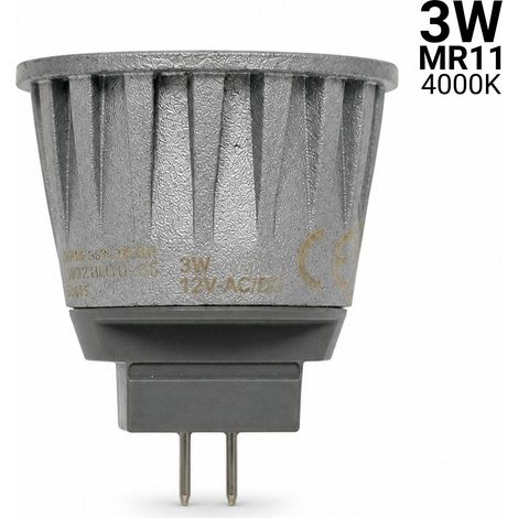 Bombilla LED MR11 G4 - 3W - 45º -  12V-AC/DC - Blanco Neutro (1/5)