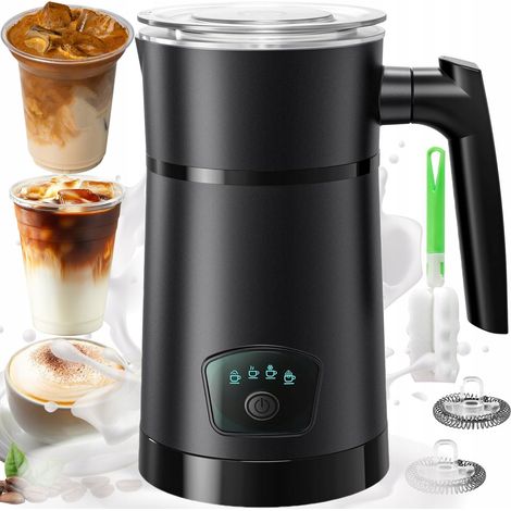 Zosudull – 4 en 1 Mousseur à Lait Électrique -Machine à mousse chaude et froide – 350 ml mousseur pour café – Contrôle de la température – Arrêt automatique (1/5)