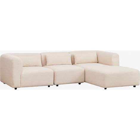 SKLUM Rechte modulare 3-teilige Chaiselongue-Sofa Fogler                                   