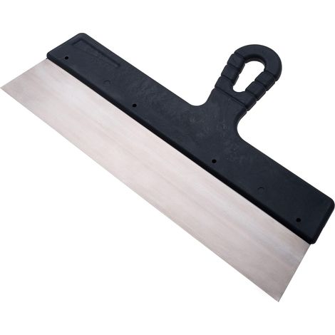 Raschietto grande da 445 mm, spatola per stucco, raschietto per nastro adesivo in acciaio inossidabile, raschietto per carta da parati, strumento per la rimozione di stucco e vernice, paletta per into (1/5)