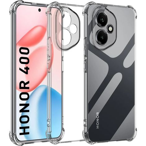 Custodia per Honor 400 5G, resistente alle cadute, trasparente (1/5)