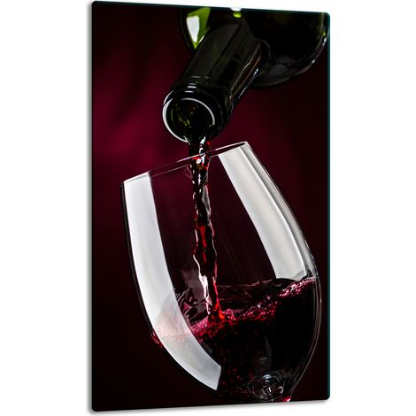 TABLERO DE MESA CON PANEL DE CRISTAL DE 30x52 cm PARA VINO (1/5)