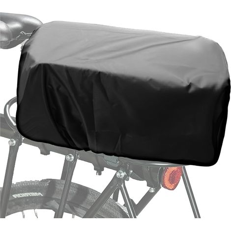 Telo antipioggia da 35 litri per cestino da bicicletta, borsa da bici, portapacchi, nero impermeabile, protezione dalle intemperie per i tuoi accessori da ciclismo. (1/5)
