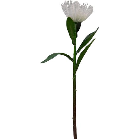 (12 Stück pro Packung) Kurzstielige künstliche Blumen mit Blättern, ideal für Wohnzimmer, Esstisch und Hochzeitsdekoration (rot) (1/5)