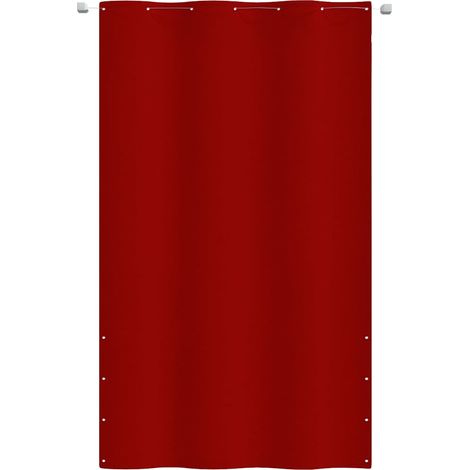 Maison Exclusive - Balkon-Sichtschutz Rot 140x240 cm Oxford-Geweb (1/5)