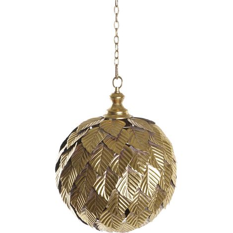 DKD Home Decor Doré Suspension Luminaire Métal Moderne (1/5)
