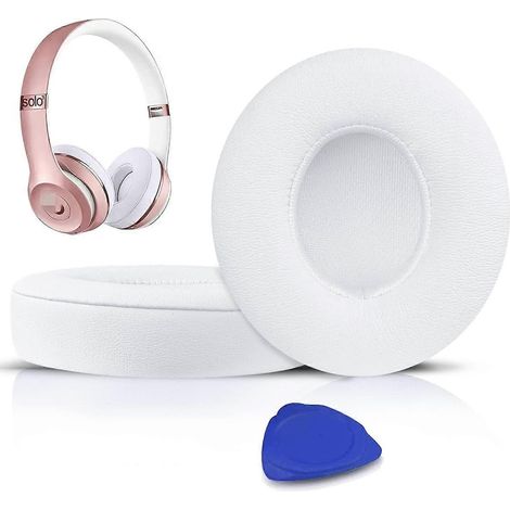 Coussinets de rechange pour casque Beats Solo 2 / Solo 3 (blancs)