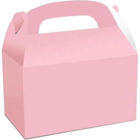 Set mit 48 weißen Papiergeschenkboxen für Geburtstagsfeiern und Babypartys, 15,2 x 8,9 x 8,9 cm (1/5)