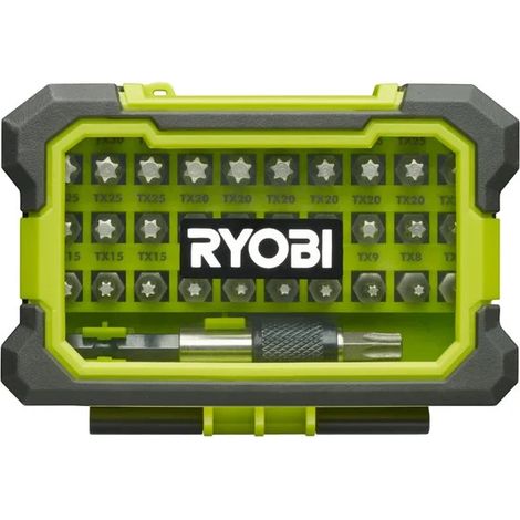 Ryobi RAK32TSD Kit 32 Bits Torx 1/4" Esagonale Trapano Avvitatore Portapunte