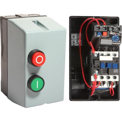 2.2-4KW Magnetic Electric Motor, Single Starter, 3 Phase, 7-10A, IP55, Waterproof Start Control Switch, Overload Protection, 220V/380V Air Compressors