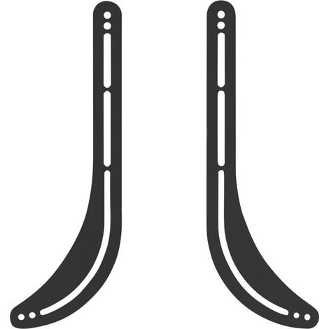 Support de barre de son pour le montage de la barre de son sous ou au-dessus de l'écran, support de barre de son pour le montage de la barre de son sous ou au-dessus de l'écran, charges jusqu'à 15 kg (1/2)