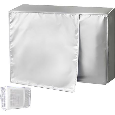 Housse de protection pour climatiseur extérieur 96x40x70cm, étanche anti-pluie anti-soleil, cache anti-poussière pour unité externe de climatisation (1/5)