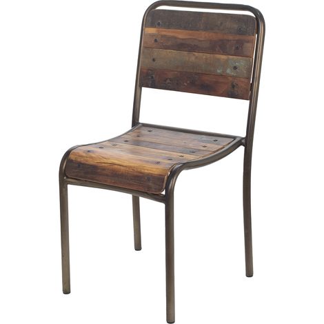 Signes Grimalt Möbel Speisestuhl  Brown Auxiliary Lead Chair 85x45x46cm 27853