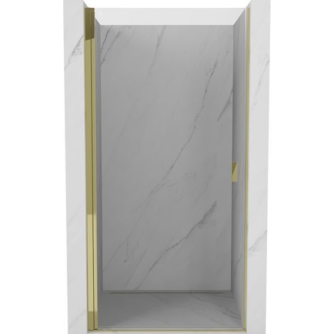 Mexen Mist-B porte de douche pivotante 75 cm, transparent, doré - 8A2-075-000-50-00 (1/5)