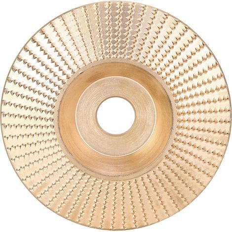 Disque de escultura en biseau, meuleuse d'angle, outil de meule 100mm or pour bois matériaux non métalliques (1/5)