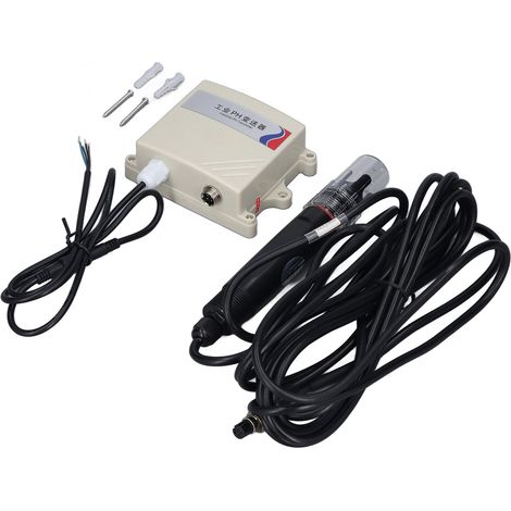 Sensore di pH industriale RS485 DC 10-30V con compensazione termica per acquacoltura e trattamento delle acque reflue (1/4)