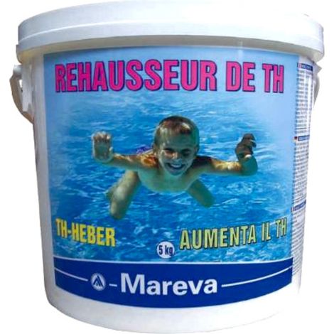 Traitement piscine Mareva dureté eau Réhausseur TH+ poudre 5kg