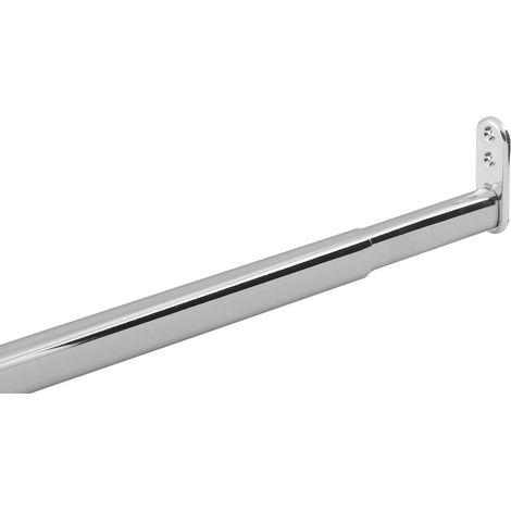 Tubo per armadio allungabile, 60 – 90 cm, asta telescopica, asta stabile per nicchia, asta appendiabiti