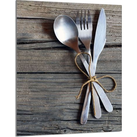 TAGLIERE IN VETRO 40x52 Posate (1/5)