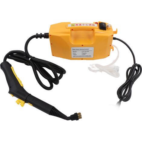 Nettoyeur vapeur 115 °C avec protection anti-fuite, appareil de nettoyage à vapeur portatif multifonctionnel, 2 600 W, prise UE 220 V (1/5)