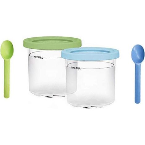 Pour ninja XSKPLID2CD 2Pack compatible avec NC299AMZ et NC300S series cream glaçons cream makers 1 pint (1/5)