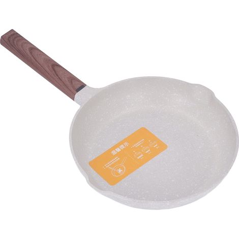 Poêle à frire en pierre médicale, antiadhésive, type wok, compatible avec les plaques à induction et les cuisinières à gaz. (1/5)
