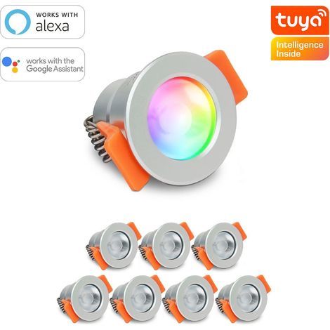 Smartes MiBoxer LED Einbaustrahler Set 3W 12V IP66 - Lichtfarbe: RGB+2700K - Anzahl: 8x (1/5)