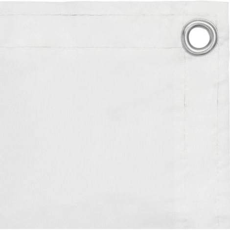 Maison Exclusive - Paravento Balcone Bianco 120x600 cm in Tessuto Oxford