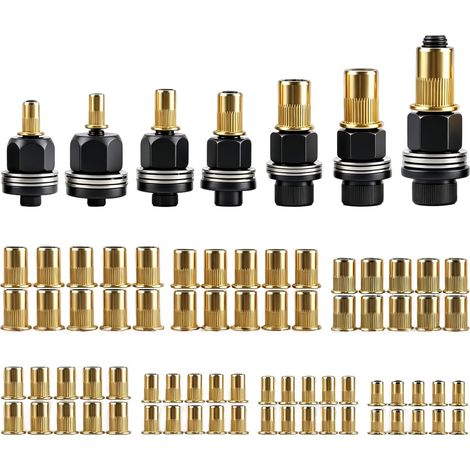 7 pièces Pince à Écrous à Rivet avec 70 Écrous M3 M4 M5 M6 M8 M10 M12 (1/5)