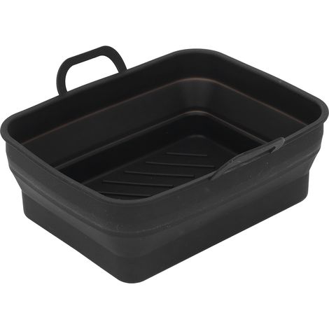 de cuisson rectangulaire en silicone noir pour autocuiseur à