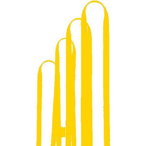 Cinta para punto de anclaje longitud 0.30m ancho 21 cm PAT 900 Poliéster 25 kN EN 795 - Amarillo
