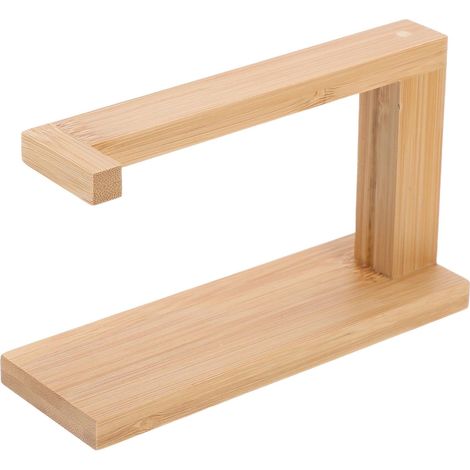 Porte-papier toilette, bambou, pour rouleau papier toilette (1/5)