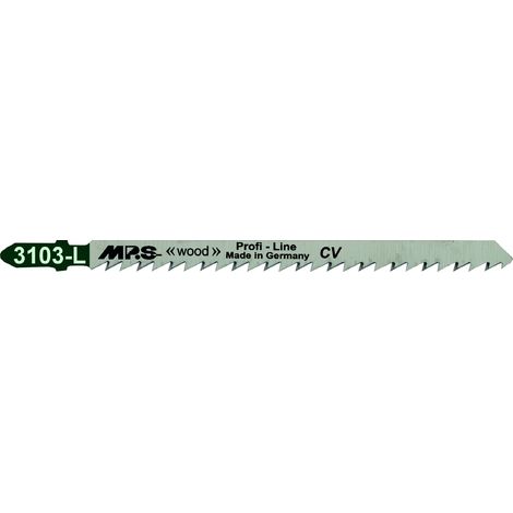Lama per seghetto alternativo mega 3103-l-5 taglio dritto 132 mm
