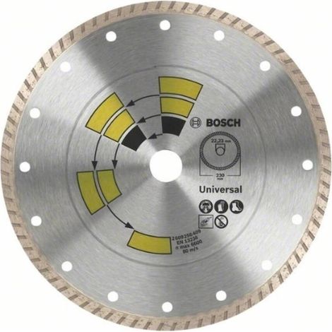 Disco de corte de diamante Universal Turbo Ø 125 mm  BOSCH 2609256408 (1/2)
