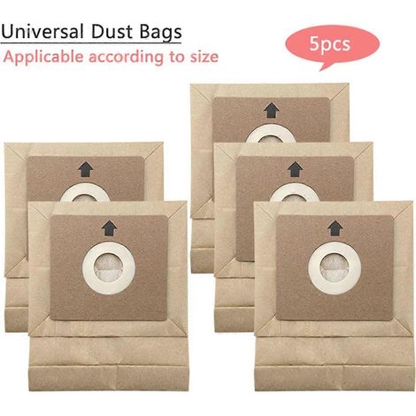 5er-Pack Universal-Staubsauger-Papiertüten, Premium-Staubsammelbeutel, Haushaltsgeräte-Zubehör (1/5)